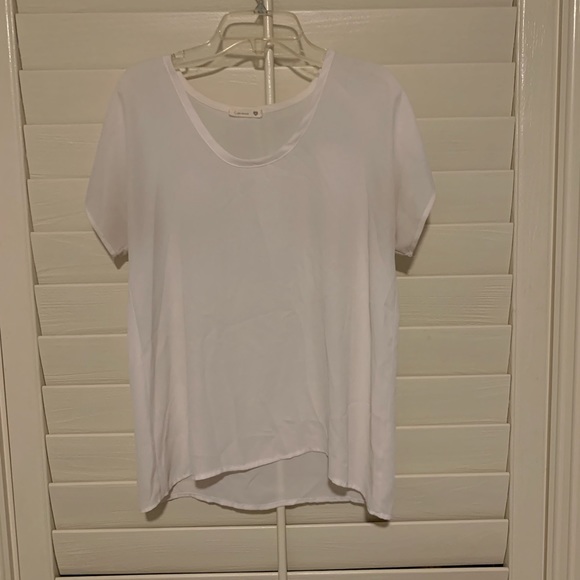 SOPRANO white sheer top - Picture 2 of 3